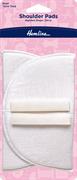 Standard Set-In Shoulder Pads, 1 Pair, Small, White